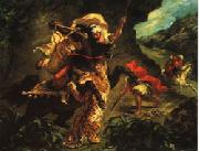 Eugene Delacroix Tiger Hung France oil painting reproduction